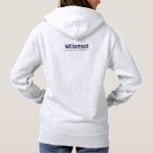 Name des benutzerdefinierten Freestyle-Snowboardin Hoodie (Rückseite)