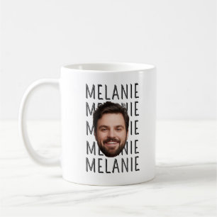 Name des benutzerdefinierten Gesichts Geburtstag,  Kaffeetasse