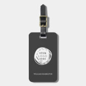 Name des benutzerdefinierten Golf-Logos Gepäckanhänger (Vorderseite vertikal)