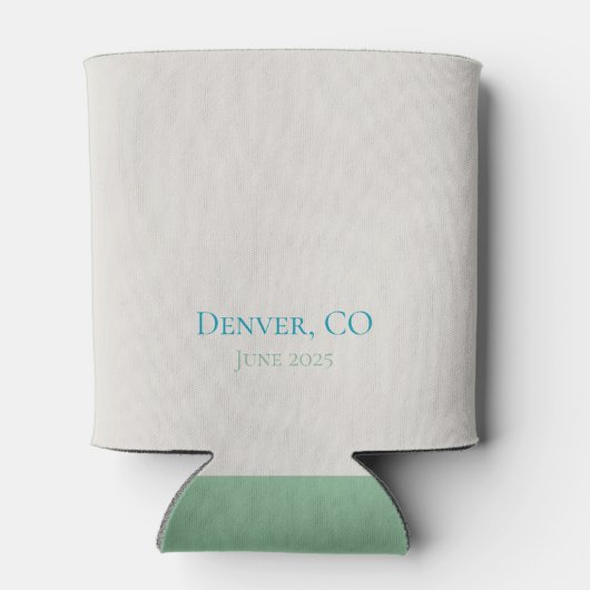 Name des benutzerdefinierten Golf Scramble Clubs Dosenkühler (Rückseite)