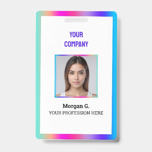 Name des benutzerdefinierten Hologram-Fotos Ausweis (Vorderseite)