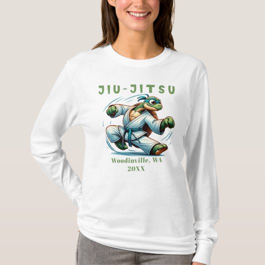 Name des benutzerdefinierten Jiu-Jitsu-Ortes für K T-Shirt (Vorderseite)