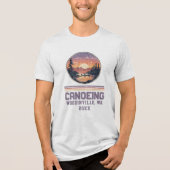 Name des benutzerdefinierten Kanufahrwerks Positio Tri-Blend Shirt (Vorderseite)