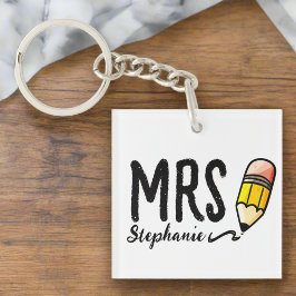 Name des benutzerdefinierten Lehrers l Einmaliges  Schlüsselanhänger