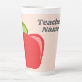 Name des benutzerdefinierten Lehrers mit modernem  Milchtasse (Vorderseite)