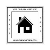 Name des benutzerdefinierten Logos Start Jahr Info Permastempel (Design)