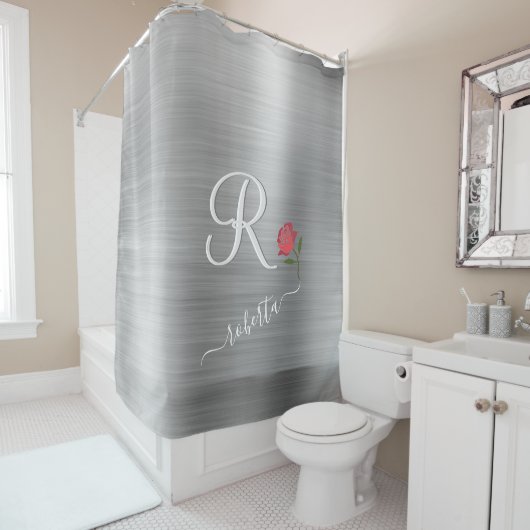 Name des benutzerdefinierten Monogramms für die El Duschvorhang (Beispiel)