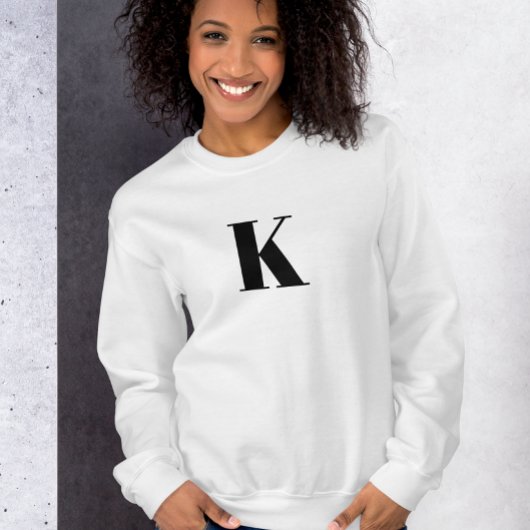 Name des benutzerdefinierten Monogramms Initial Fe Sweatshirt