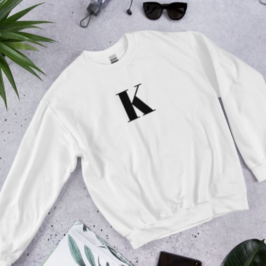 Name des benutzerdefinierten Monogramms Initial Fe Sweatshirt