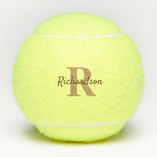 Name des benutzerdefinierten Monogramms Tennisbälle