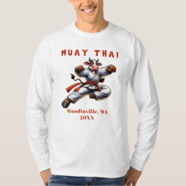 Name des benutzerdefinierten Muay Thai Martial Art T-Shirt