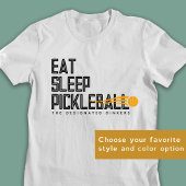 Name des benutzerdefinierten Pickleball-Clubs T-Shirt