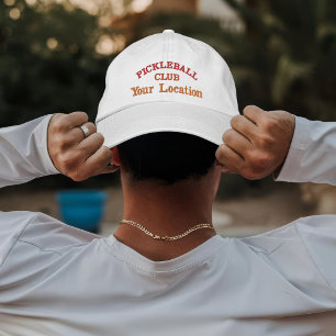 Name des benutzerdefinierten Pickleball-Teams Bestickte Baseballkappe