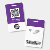 Name des benutzerdefinierten Qr-Bar-Codes für Mita Ausweis (Vorder- & Rückseite)