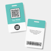 Name des benutzerdefinierten Qr-Bar-Codes für Mita Ausweis (Vorder- & Rückseite)