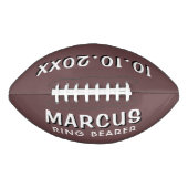 Name des benutzerdefinierten Ringträgernamens Hoch Football (Vorderseite)