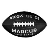 Name des benutzerdefinierten Ringträgernamens Hoch Football (Vorderseite)