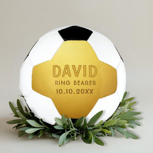 Name des benutzerdefinierten Ringträgernamens Hoch Fußball