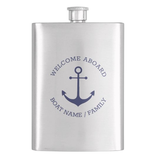 Name des benutzerdefinierten Schiffes Willkommen a Flachmann (Vorderseite)