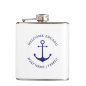 Name des benutzerdefinierten Schiffes Willkommen a Flachmann (Vorderseite)