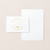 Name des benutzerdefinierten Schiffes Willkommen a Folienkarte (Anzeige)