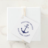 Name des benutzerdefinierten Schiffes Willkommen a Geschenkanhänger (Beispiel)