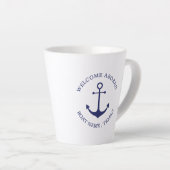 Name des benutzerdefinierten Schiffes Willkommen a Milchtasse (Rechte Ecke)