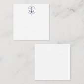 Name des benutzerdefinierten Schiffes Willkommen a Mitteilungskarte (Vorne/Hinten)