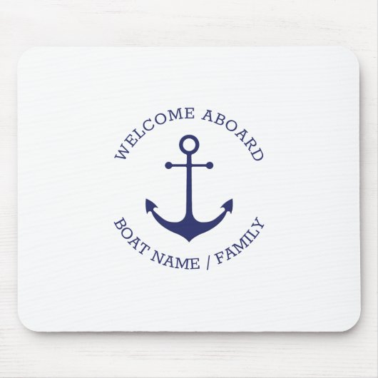 Name des benutzerdefinierten Schiffes Willkommen a Mousepad (Vorne)