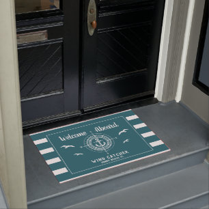 Name des benutzerdefinierten Schiffes Willkommen i Fußmatte