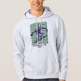 Name des benutzerdefinierten Snowboardungsortes Hoodie