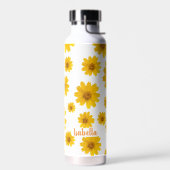 Name des benutzerdefinierten Sonnenblumenmusters Trinkflasche (Links)