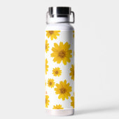 Name des benutzerdefinierten Sonnenblumenmusters Trinkflasche (Rückseite)