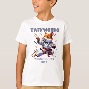 Name des benutzerdefinierten Taekwondo-Practitione T-Shirt