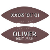 Name des benutzerdefinierten Trauzeugen Hochzeitda Football (Paneele)