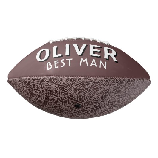 Name des benutzerdefinierten Trauzeugen Hochzeitda Football (Gedreht 270)
