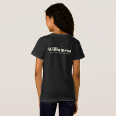 Name des benutzerdefinierten Wing-Chun-Orts für Ka T-Shirt (Schwarz voll)