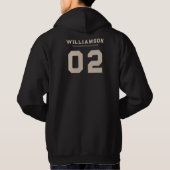 Name des Bereiches für den benutzerdefinierten Tra Hoodie (Rückseite)