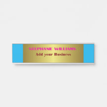 Name des beruflichen Blue Gold Office