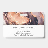 Name des Beruflichen Firmenmitarbeiters - Foto Ausweis (Rückseite)