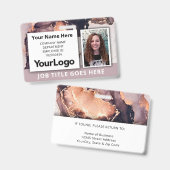 Name des Beruflichen Firmenmitarbeiters - Foto Ausweis (Vorder- & Rückseite)