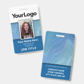 Name des Beruflichen Firmenmitarbeiters - Foto Ausweis (Vorder- & Rückseite)