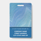 Name des Beruflichen Firmenmitarbeiters - Foto Ausweis (Rückseite)