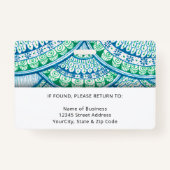 Name des Beruflichen Firmenmitarbeiters - Foto Ausweis (Rückseite)