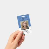 Name des beruflichen Fotos Krankenhauses Ausweis (Handheld)