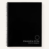 Name des beruflichen Fotos Notizblock (Vorderseite)