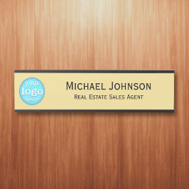 Name des beruflichen Geschäftsbüros für das Logo Türschild