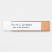 Name des Beruflichen Geschäftsbüros Türschild (Vorderseite )