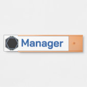 Name des beruflichen Managers Türschild (Vorderseite )