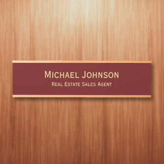 Name des beruflichen modernen Geschäftsbüros Türschild